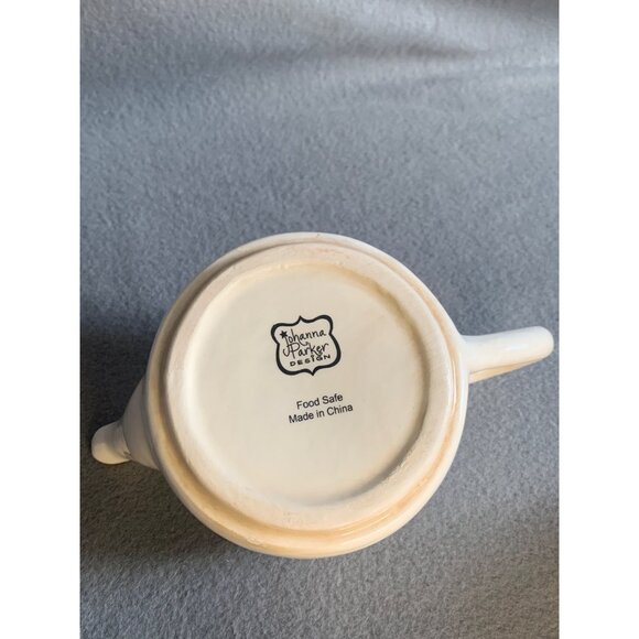 Johanna Parker Snowman Teapot and Teacup Set Vintage Johanna Parker Teapot Set - Picture 7 of 12